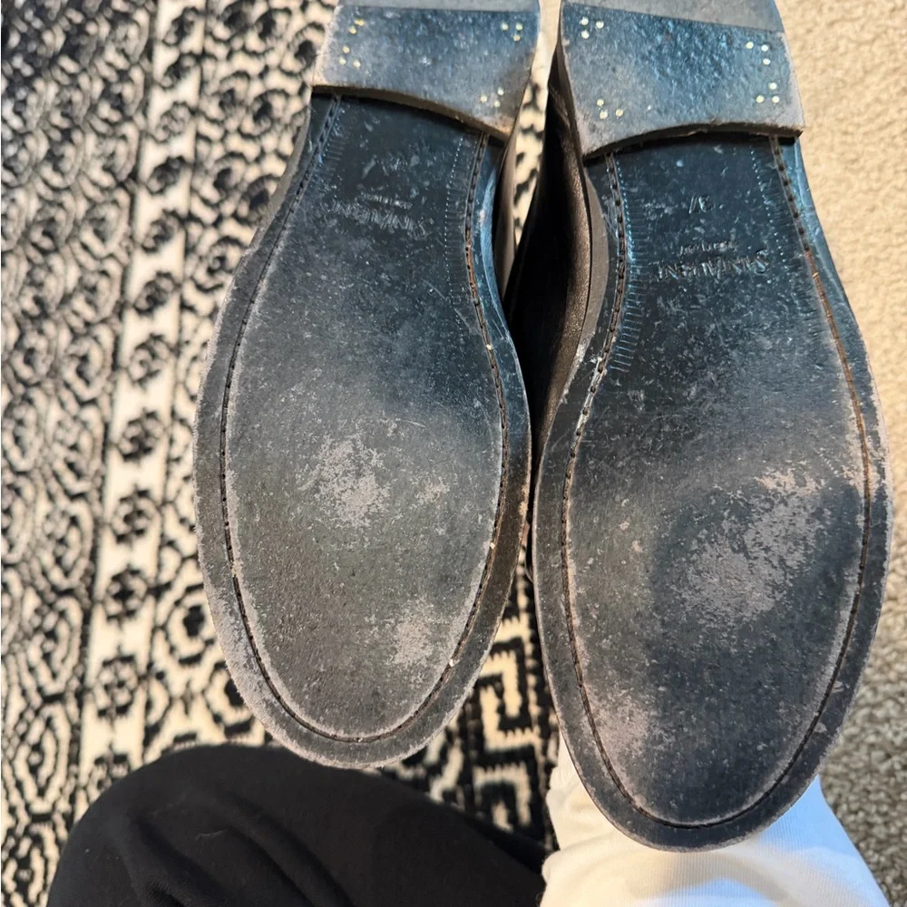 Saint Laurent Black Leather Loafers - Picture 7 of 16